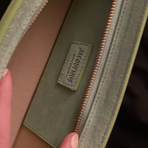 AUTHENTIC Green Suede Jacquemus Le CiuCiu Bag, barely used with dust bag - Picture 6 of 11